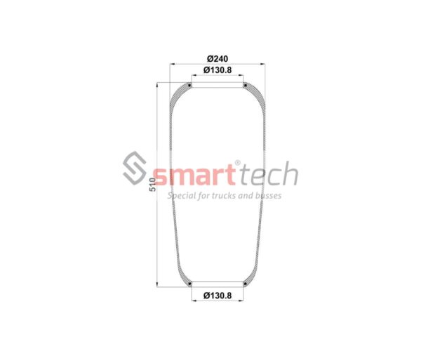 ПНЕВМОБАЛЛОН ST 706 MAN